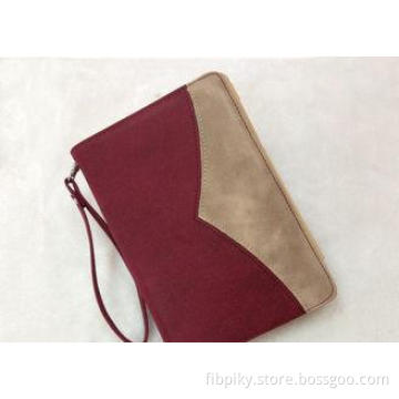 Colorful Samsung Tab Leather Cover Wallet Phone Case For Ga